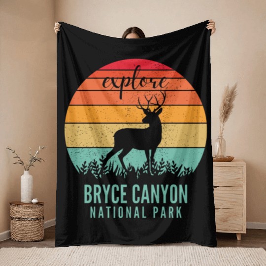 Bryce Canyon National Park Throw Blankets
