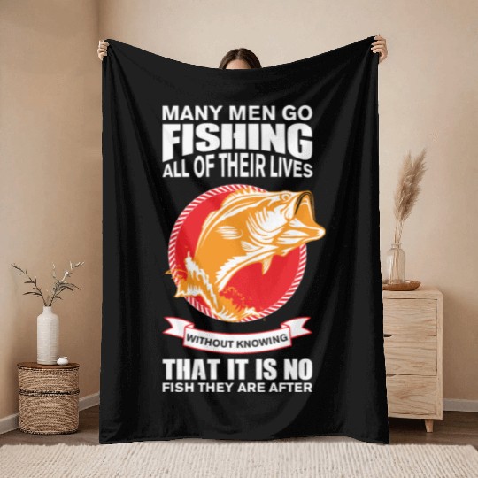Fishing Special Throw Blankets