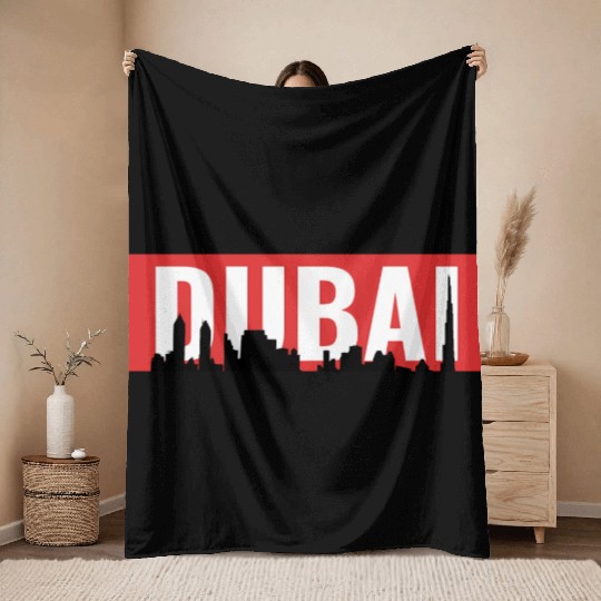 Dubai Throw Blankets