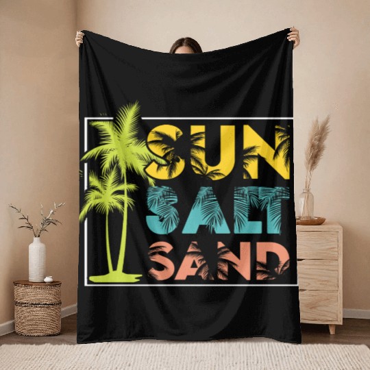 Island Adventure Throw Blankets