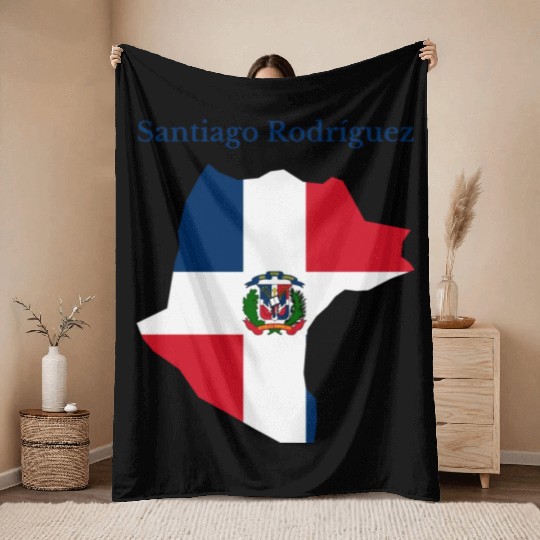 Santiago Rodriguez Province Dominican Republic Throw Blankets