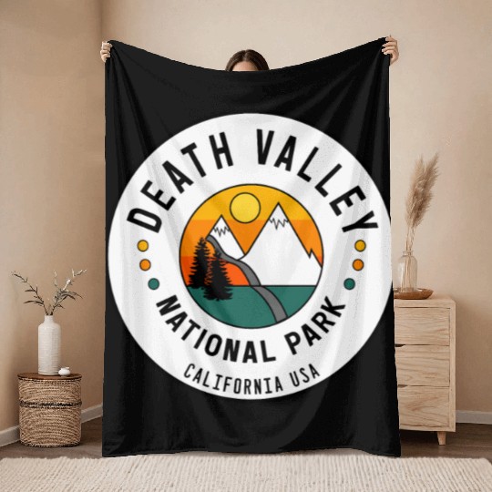 Death Valley California National Park Throw Blankets