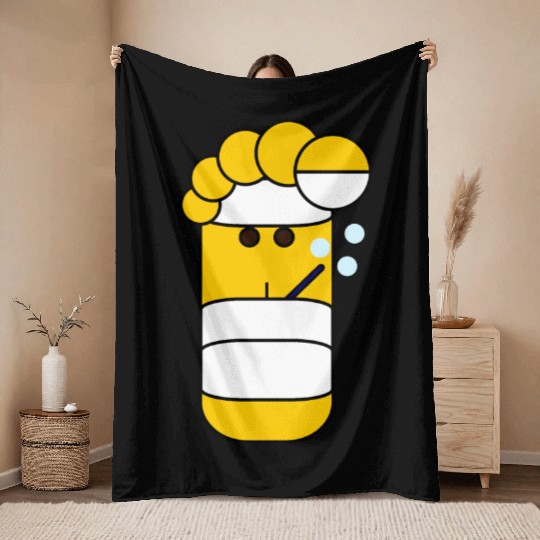 I can.. breath Throw Blankets