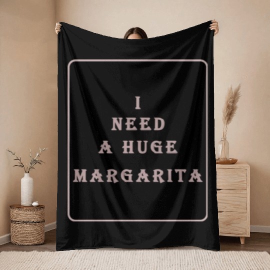 i need a huge margarita vintage nature nature Throw Blankets