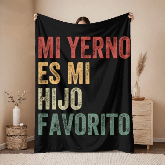 My Son In Law Is My Favorite Throw Blankets