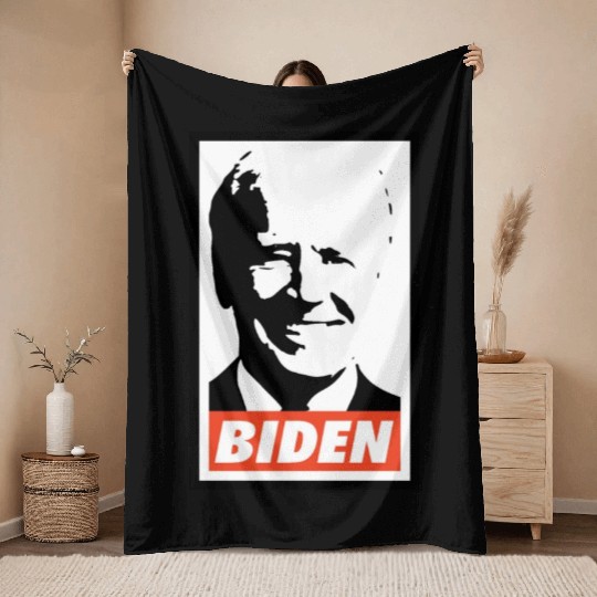 Joe Biden Throw Blankets
