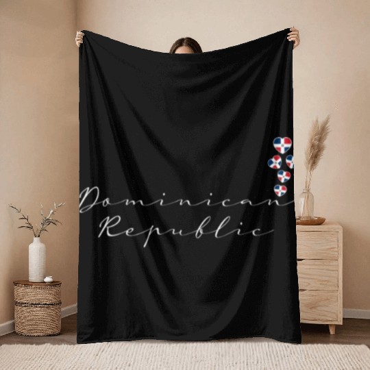 Dominican Republic Throw Blankets