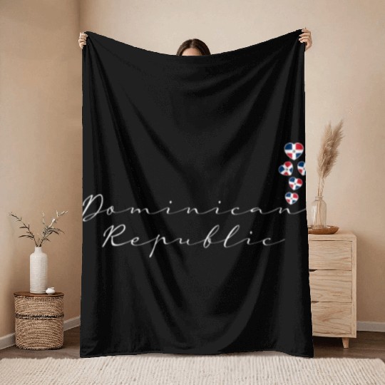 Dominican Republic Throw Blankets