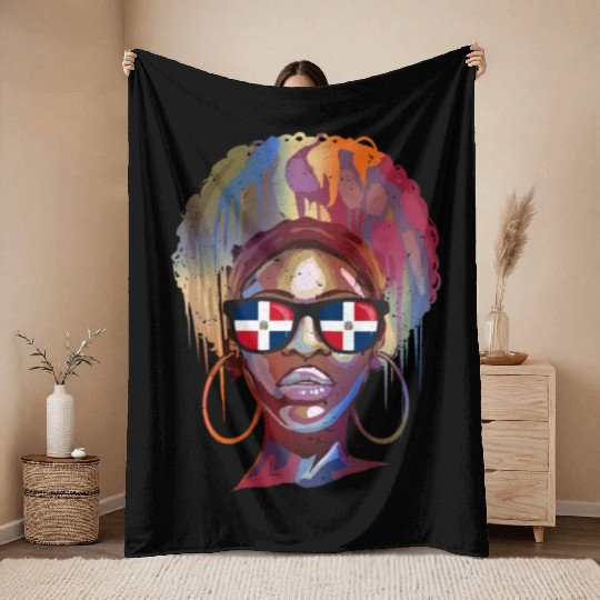 Dominican Republic Throw Blankets