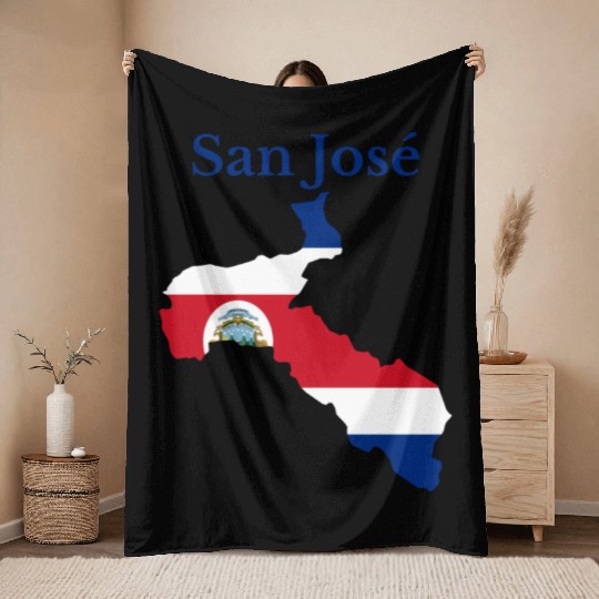 San Jose Province Costa Rica Throw Blankets