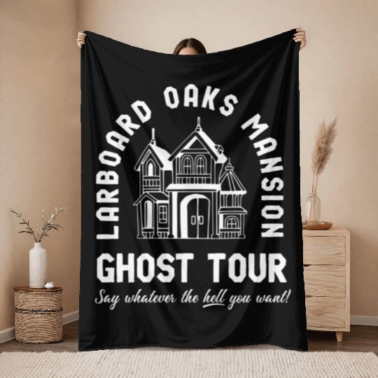 I Think You Should Leave Ghost Tour Throw Blankets