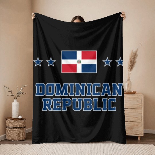 Dominican Republic Throw Blankets