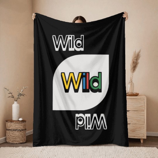 Uno Wild Card Throw Blankets