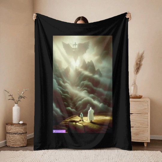 Ai technology using human thoughts Throw Blankets