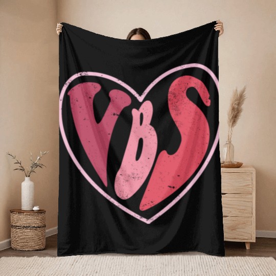 VBS Crew Summer Camp Vacation Bible School Bible Throw Blankets