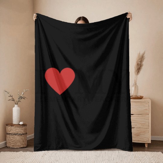 I HEART MY ELEMENTARY TEACHER Throw Blankets