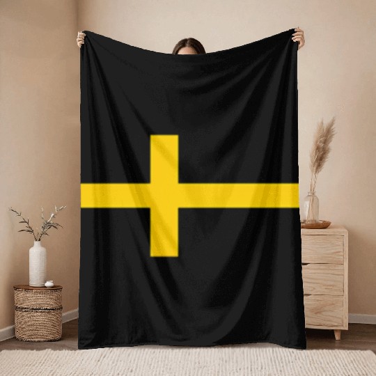 Sweden Flag Pocket Sverige Swedish Flags Throw Blankets