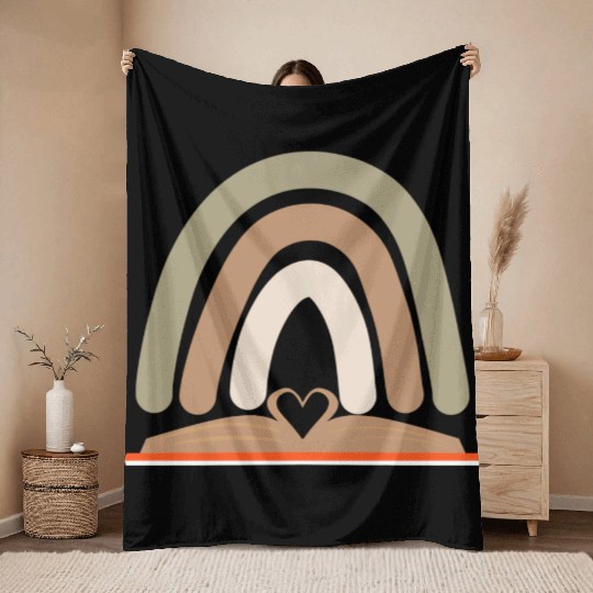 book aesthetic Throw Blankets