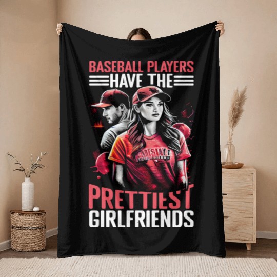Baseball Players Have The Prettiest Girlfriends 10 Throw Blankets