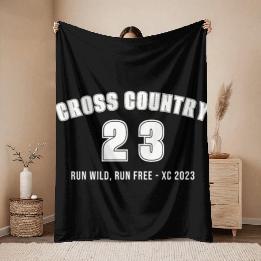 Cross Country Running 2023, XC Running Throw Blankets