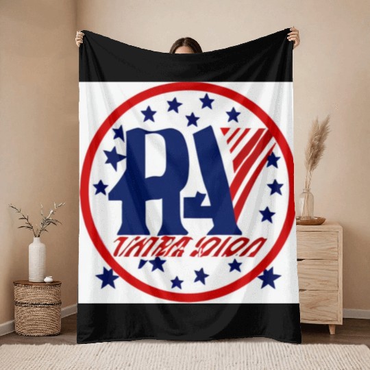 RA USA Throw Blankets: Red, White, and Blue All the Way!"