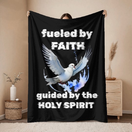 Holy Spirit Throw Blankets
