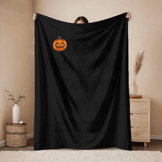 Official Halloween Candy Tester White Throw Blankets