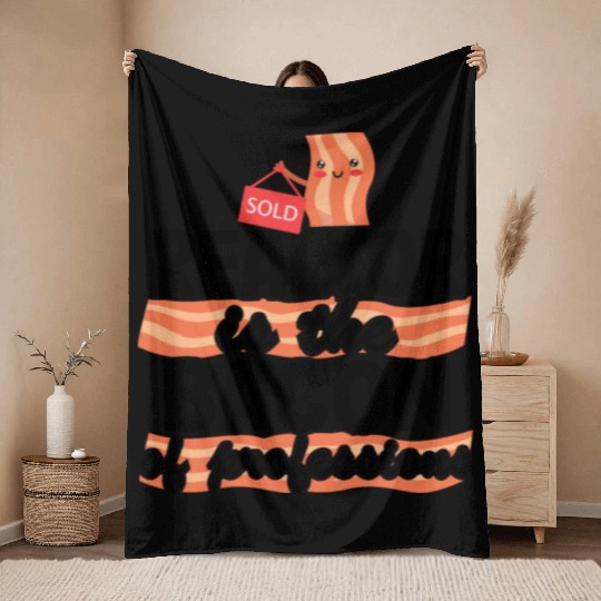 Realtor Is The Bacon Of Professions Real Estate Throw Blankets