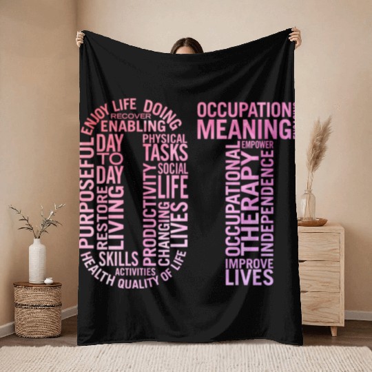 Occupational Therapy Ot Throw Blankets