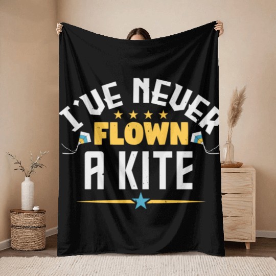 Kite I Am Never Flown A Throw Blankets