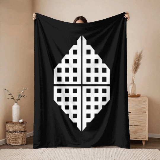 These cute black and white fashionable Throw Blankets
