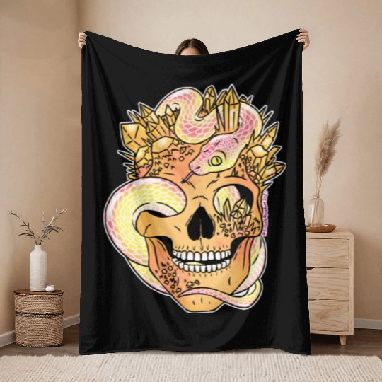 Skull Candy Throw Blankets