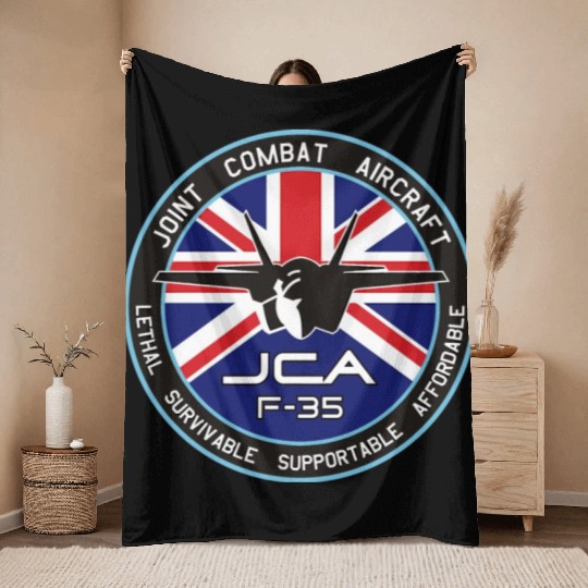 JCA F 35 Throw Blankets