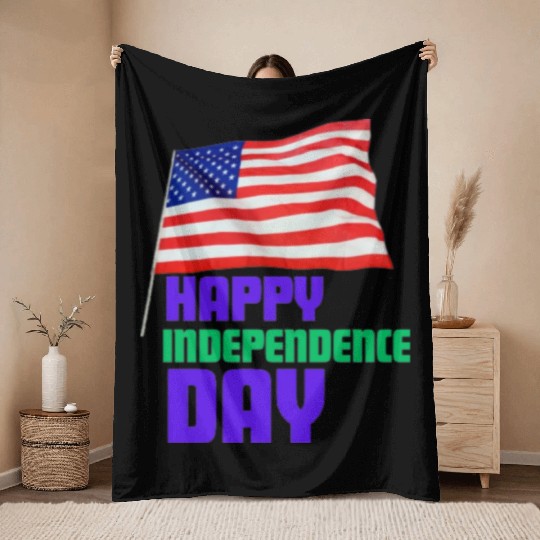 Happy independence Day, Men’s Cooling Performance Throw Blankets
