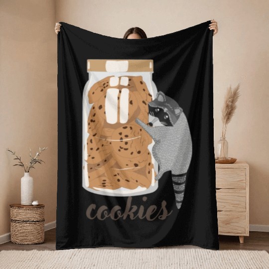 Chocolate Cookies Lover Mine Throw Blankets