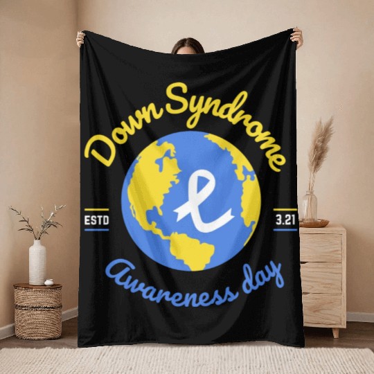 World Down Syndrome Awareness Day Throw Blankets