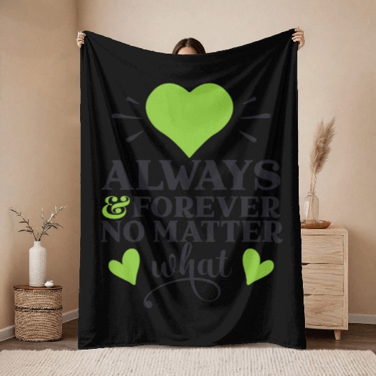 Funny Gift - I LOVE YOU Throw Blankets