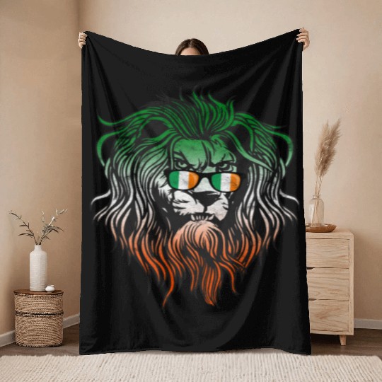 Ireland Throw Blankets