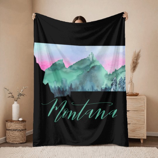 Wildflower Paper Company Throw Blankets