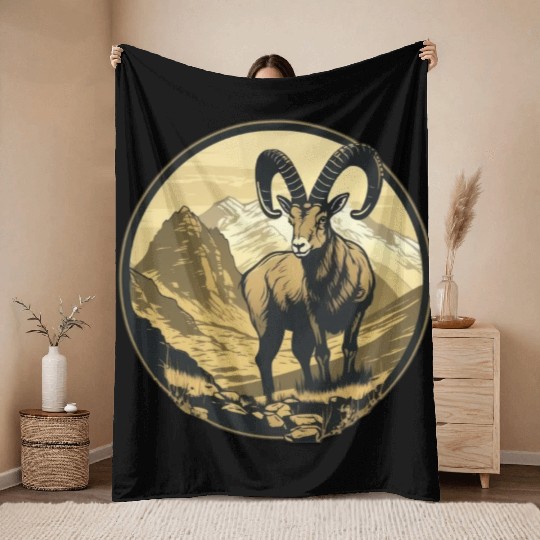 Capricorn Throw Blankets