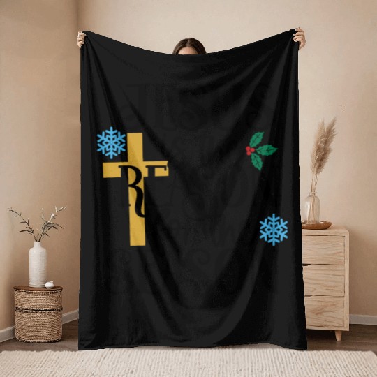 Jesus Is The Reason For The Season Throw Blankets