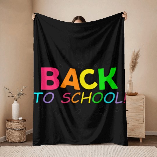 Welcome Back To School Throw Blankets for Teachers Gift