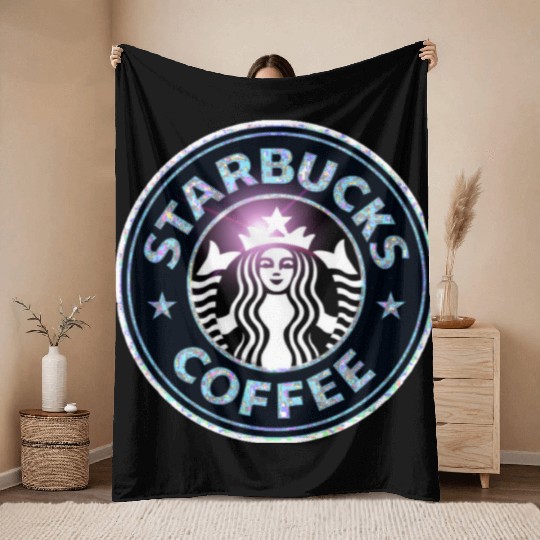 Glowing Coffee Throw Blankets