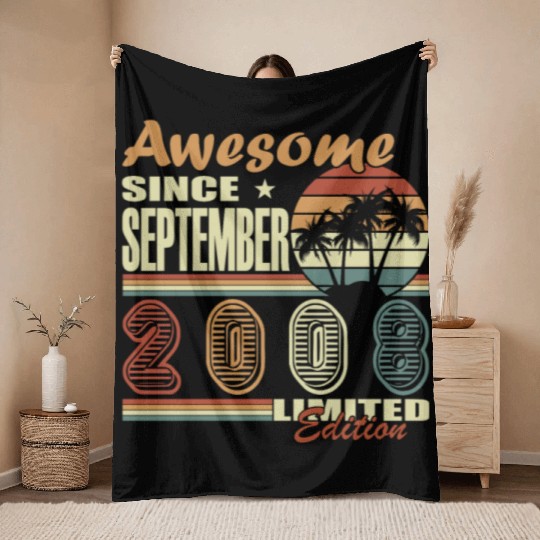 september 2005 Anniversary september 2005 septembe Throw Blankets