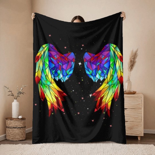 Angel Wings 1 300 Throw Blankets