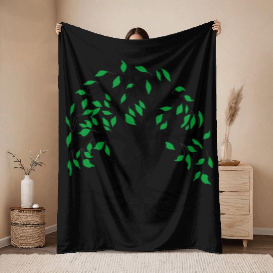 Yggdrasil the tree of life from viking mythology Throw Blankets