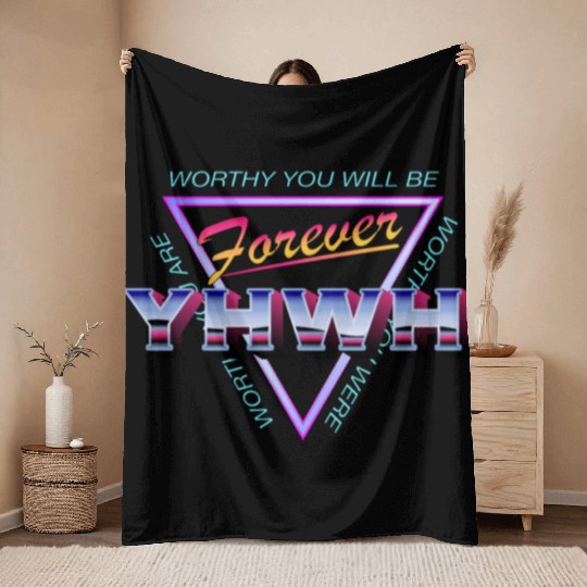 Forever YHWH Throw Blankets