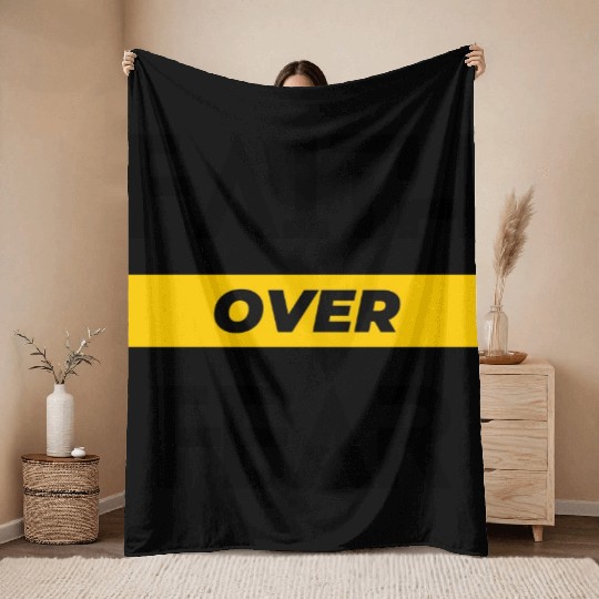 FAITH OVER FEAR Throw Blankets