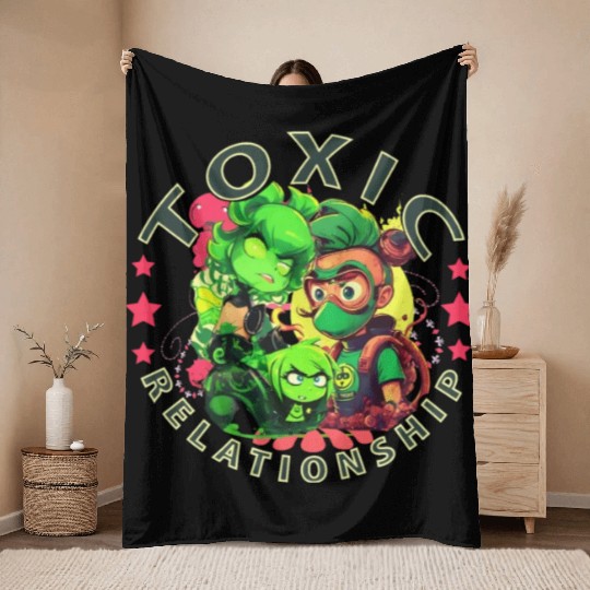 toxic Throw Blankets
