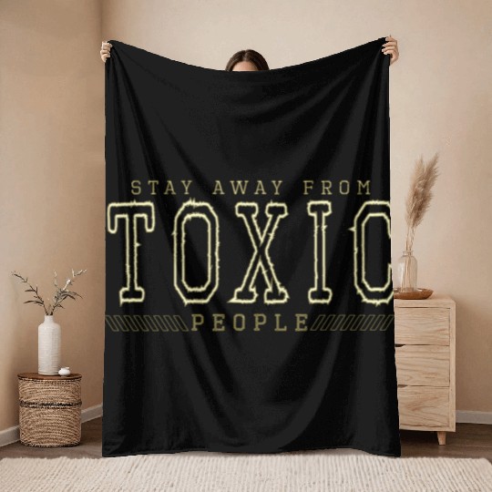 toxic Throw Blankets
